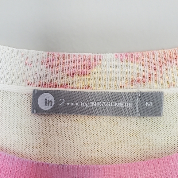 In2 by InCashmere Tie Dye Knit Long Sleeve Sweater - Picture 5 of 9